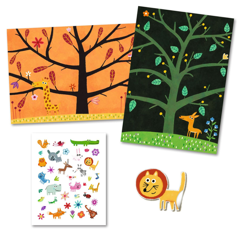 Djeco Repositionable Stickers Board - Off the ground tag!