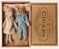 Maileg Mum & Dad mice in cigarbox