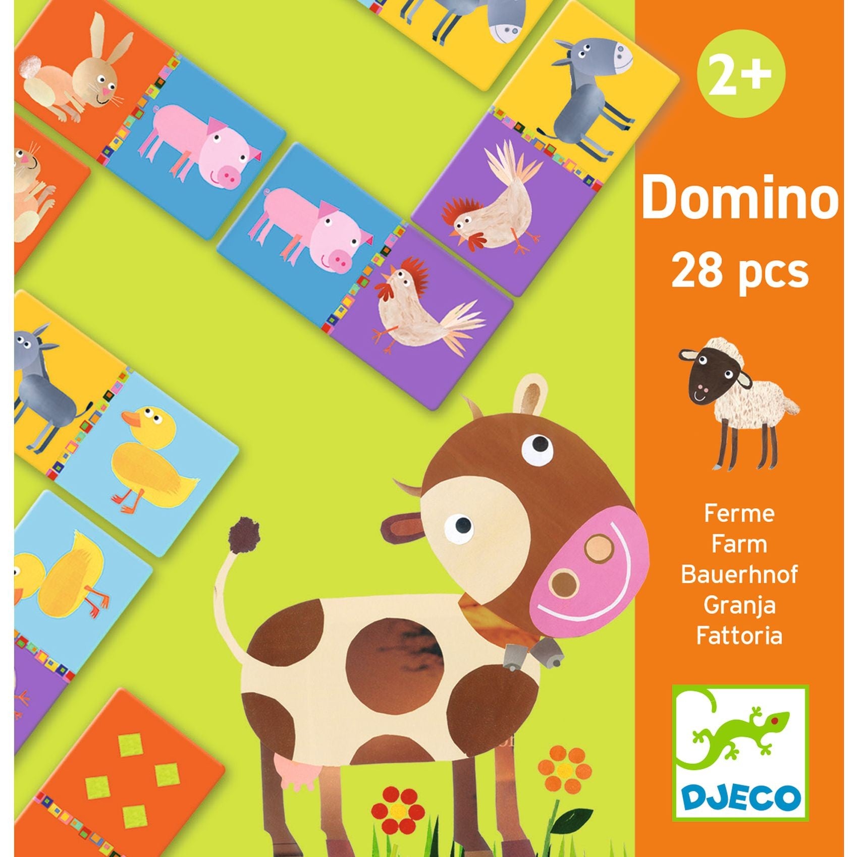 Djeco Domino Cards - Farm Animals