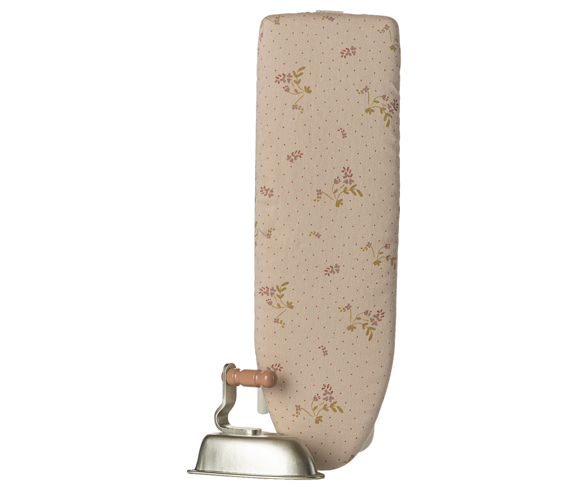 Maileg Iron and ironing board, Miniature - Off white
