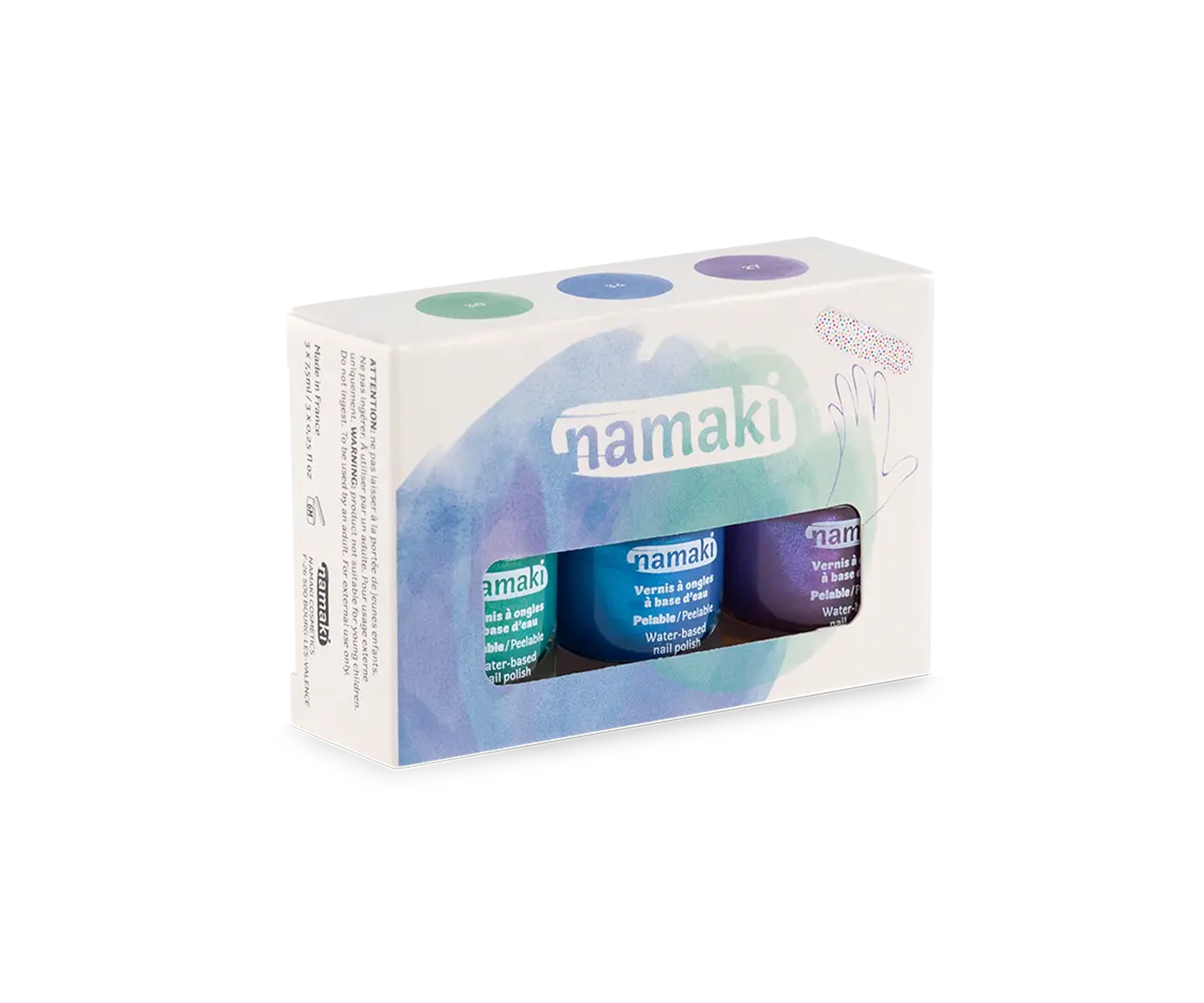Namaki Nail Polishes - Set of 3 - Aurora Borealis