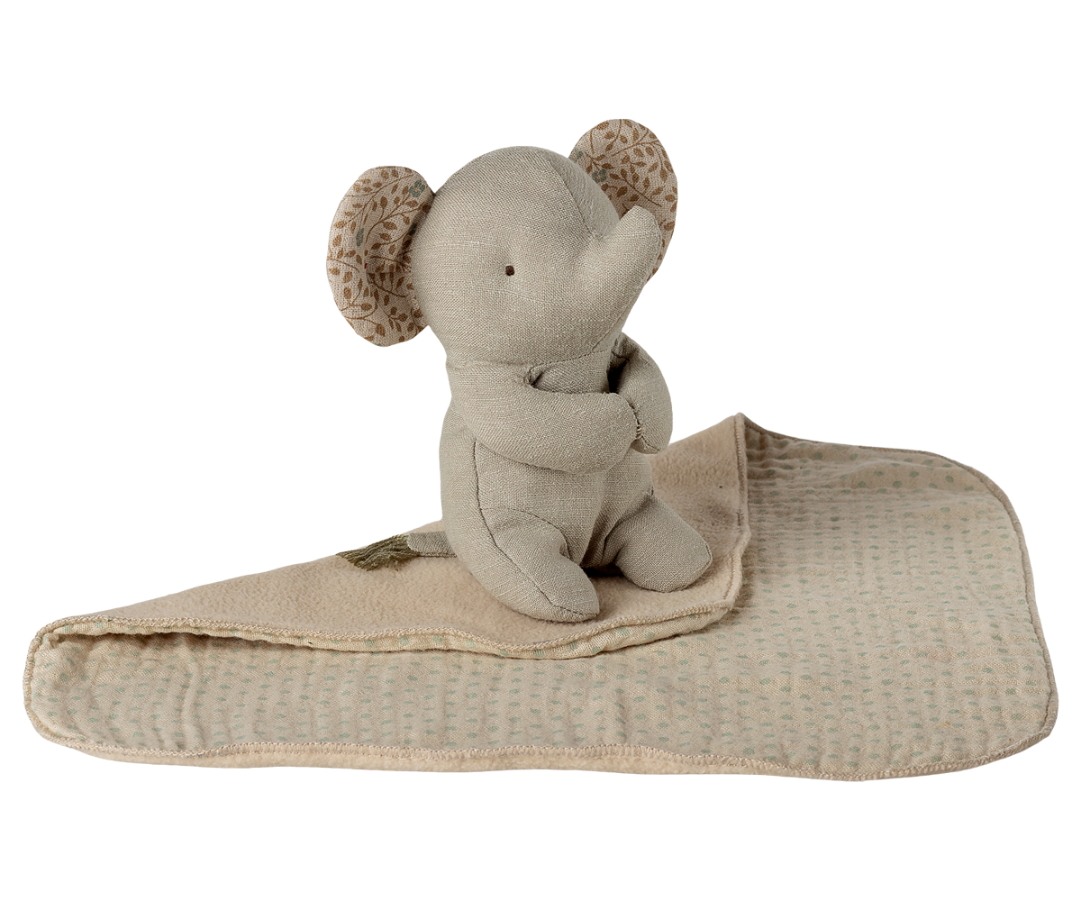 Maileg Lullaby friends, Elephant, Mini - Iron grey