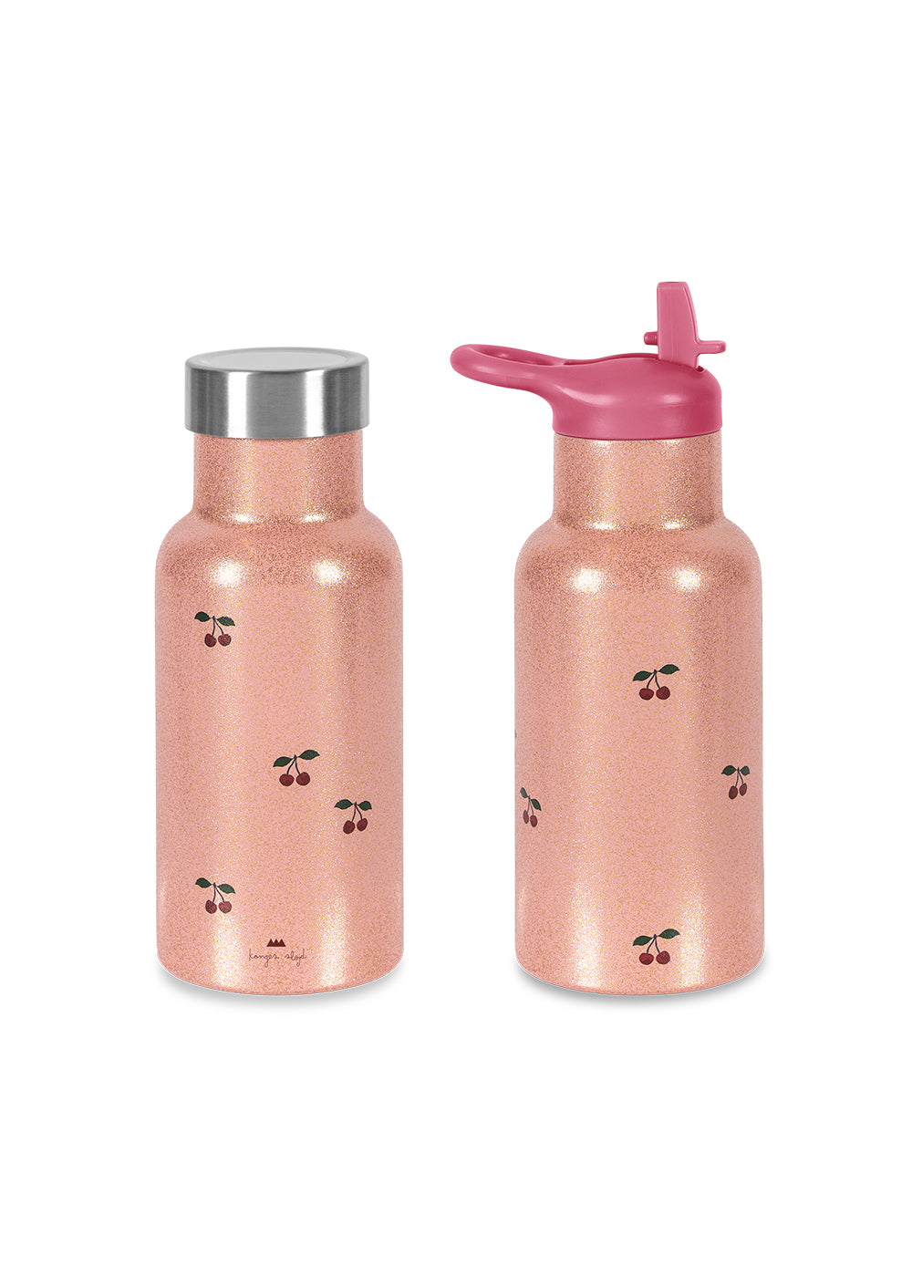 Konges Sløjd Glitter Thermo Bottle - Cherry
