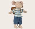 Maileg Tricycle mouse, Big brother - Brown