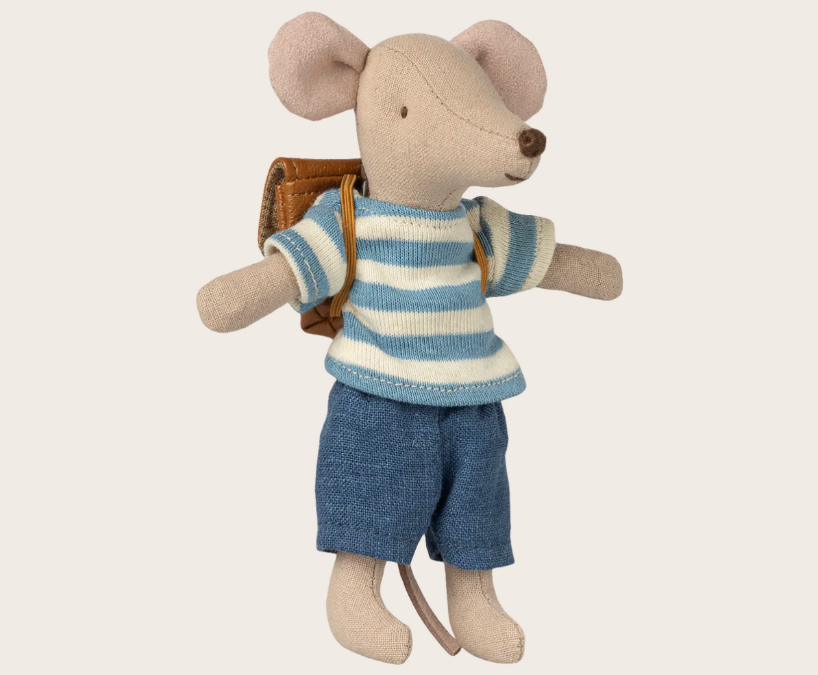 Maileg Tricycle mouse, Big brother - Brown