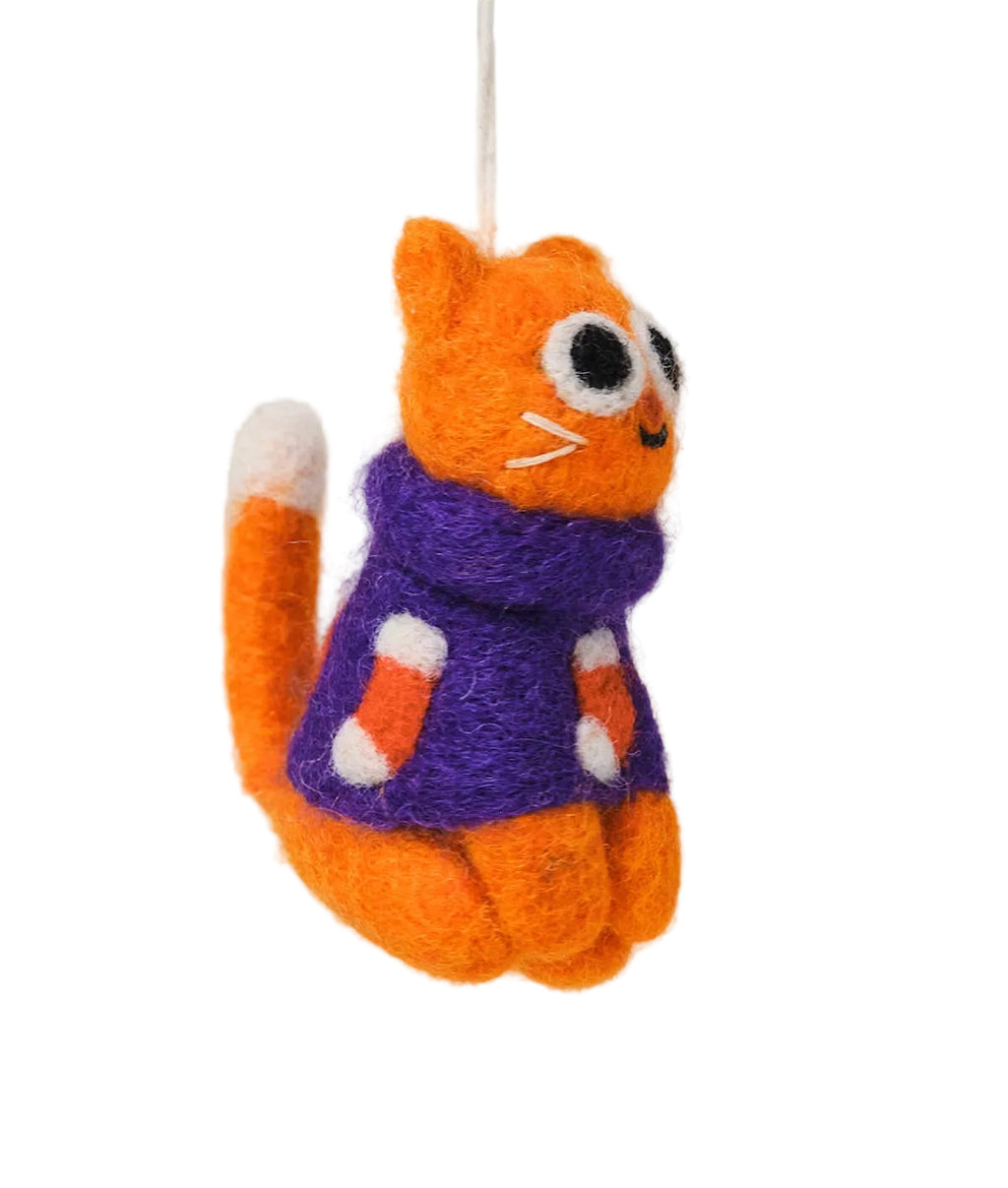 Esther Cat Hanging Felt Ornament