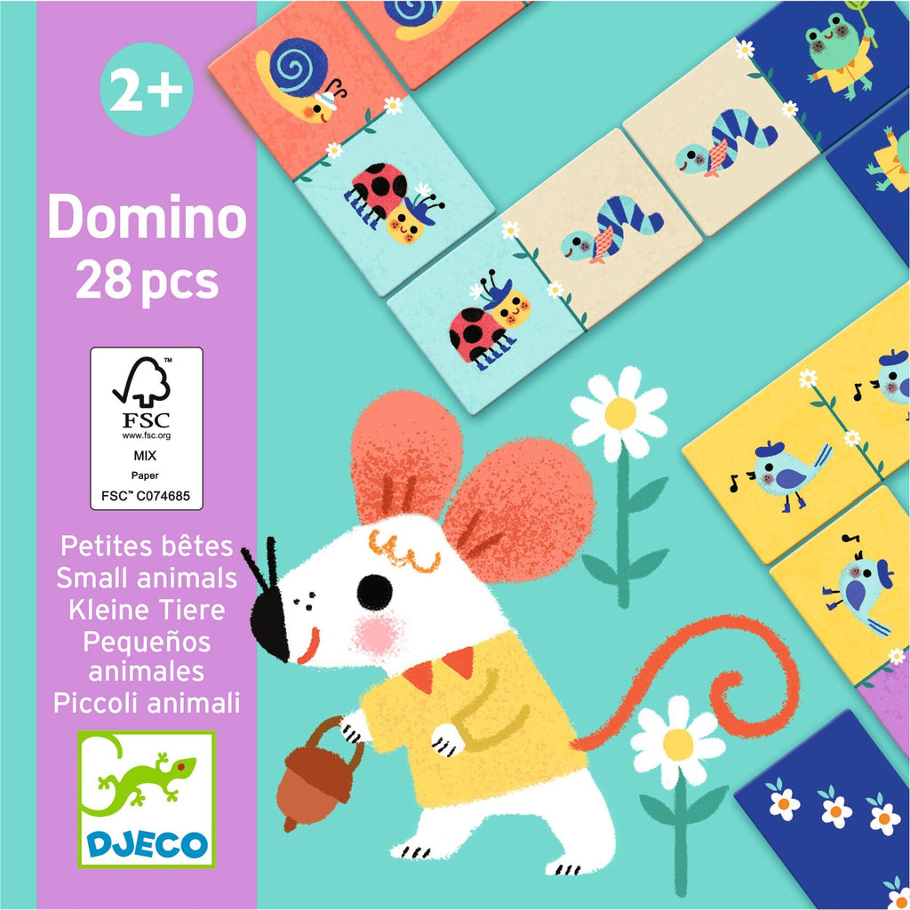 Djeco Domino Cards - Small Animals