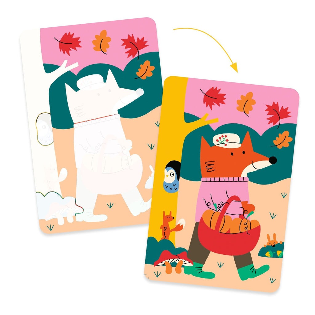 Djeco Magic Water Colouring Boards - Four Seasons