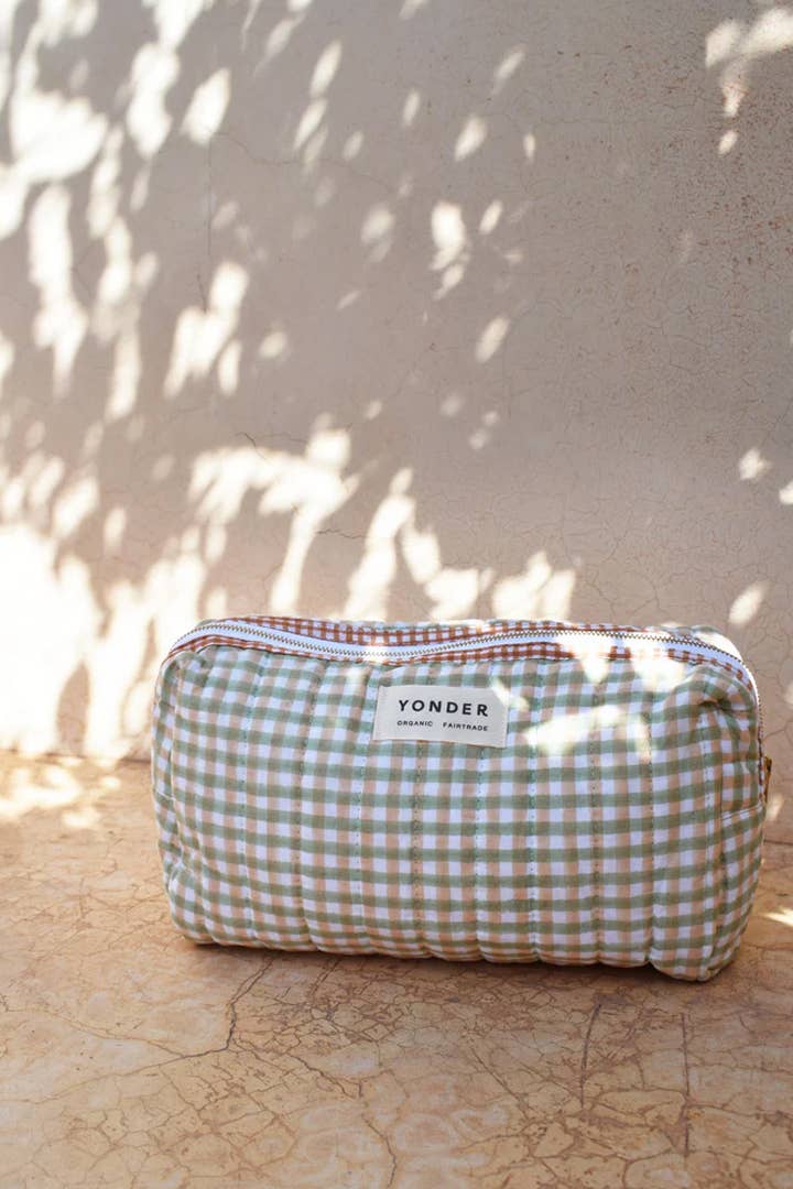 Organic Cotton Wash Bag | Sage