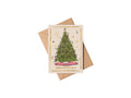 Merry Christmas, Christmas tree bows Foil Card