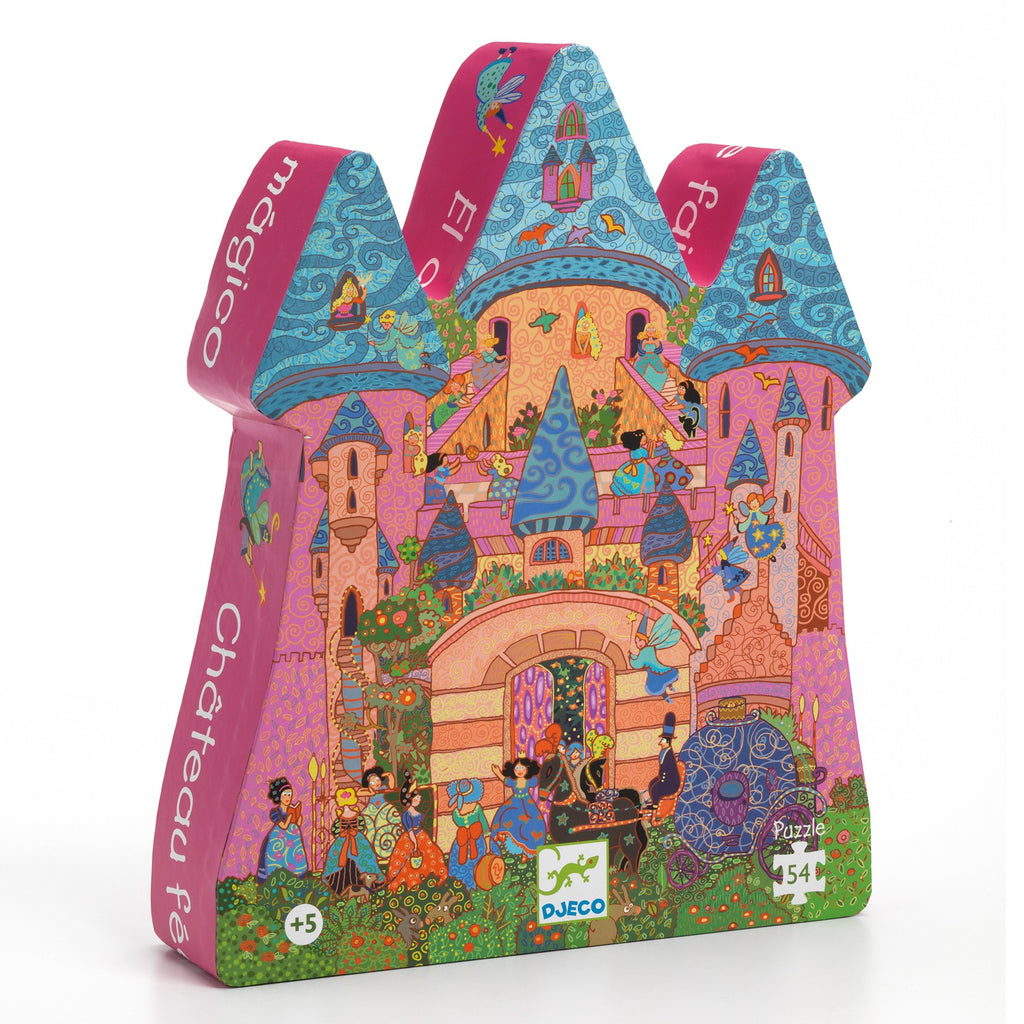 Djeco Silhouette 54 Piece Puzzle - The Fairy Castle