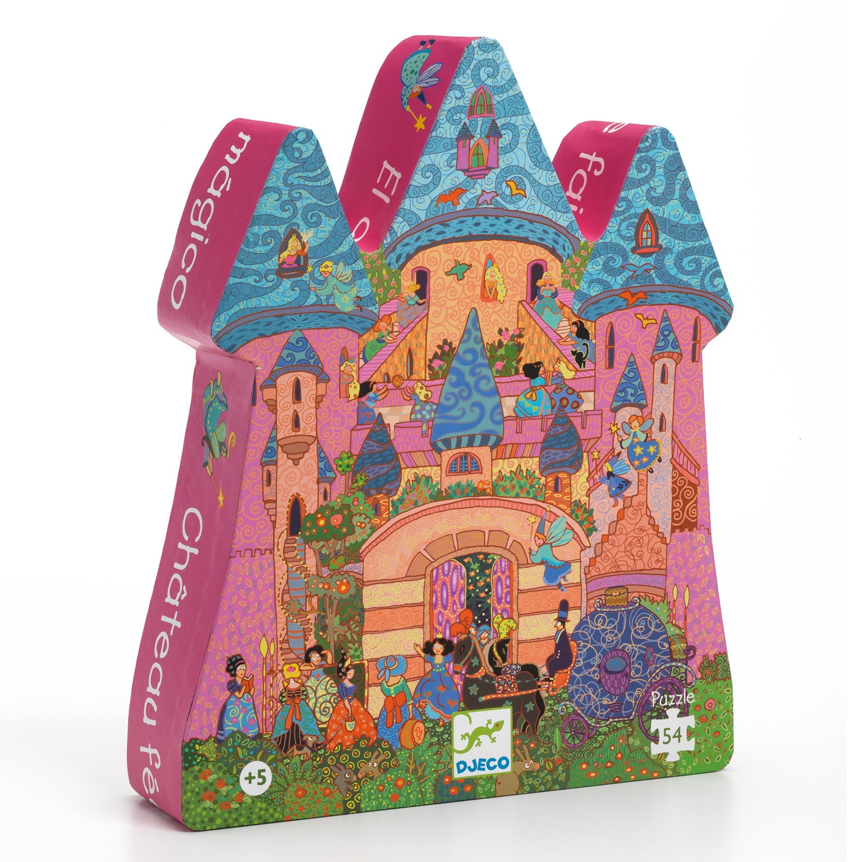 Djeco Silhouette 54 Piece Puzzle - The Fairy Castle