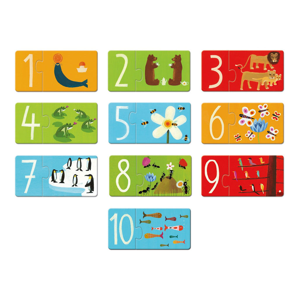 Djeco Puzzle Duo Numbers