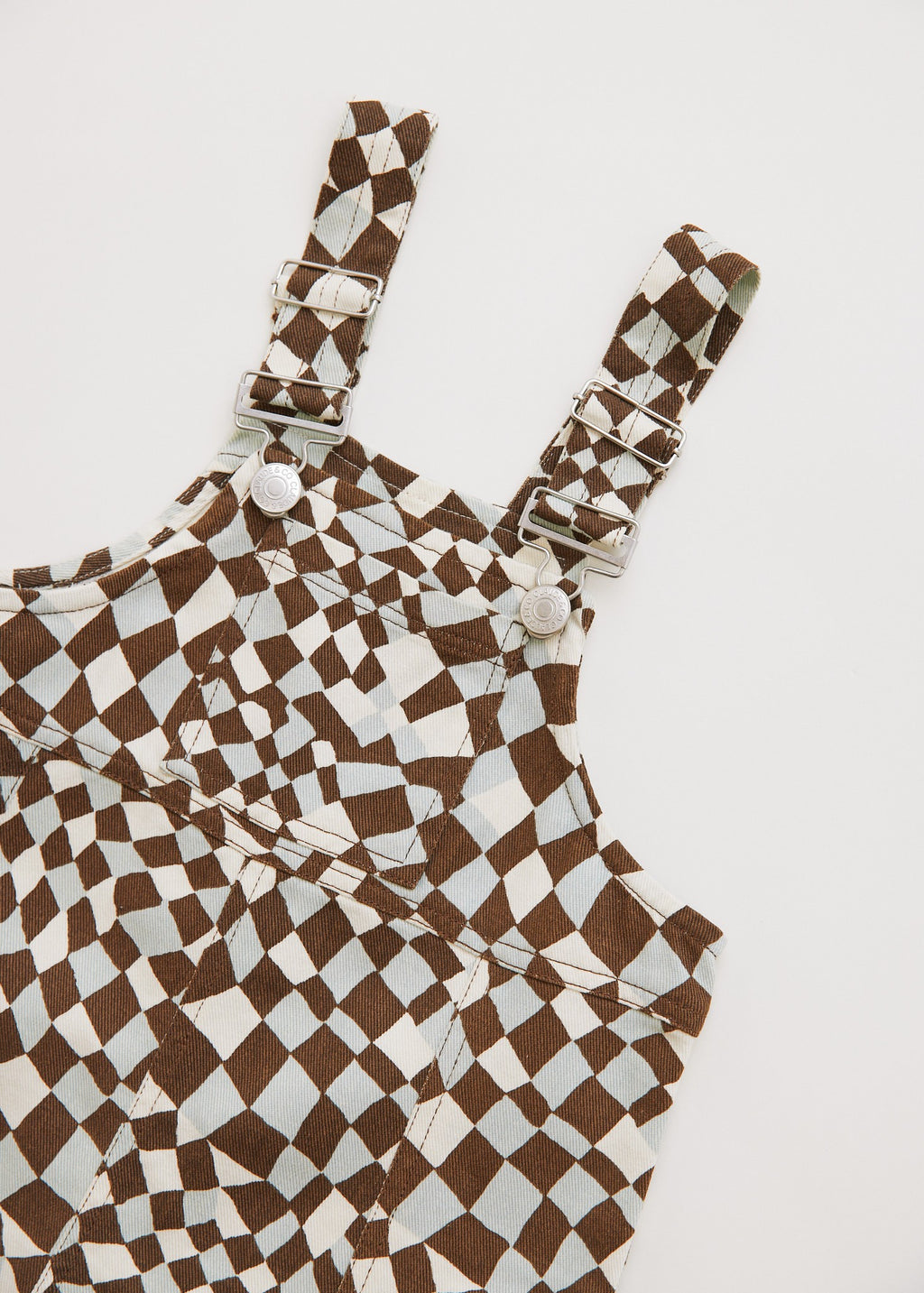 Claude & Co Blythe Warped Checkerboard Dungaree