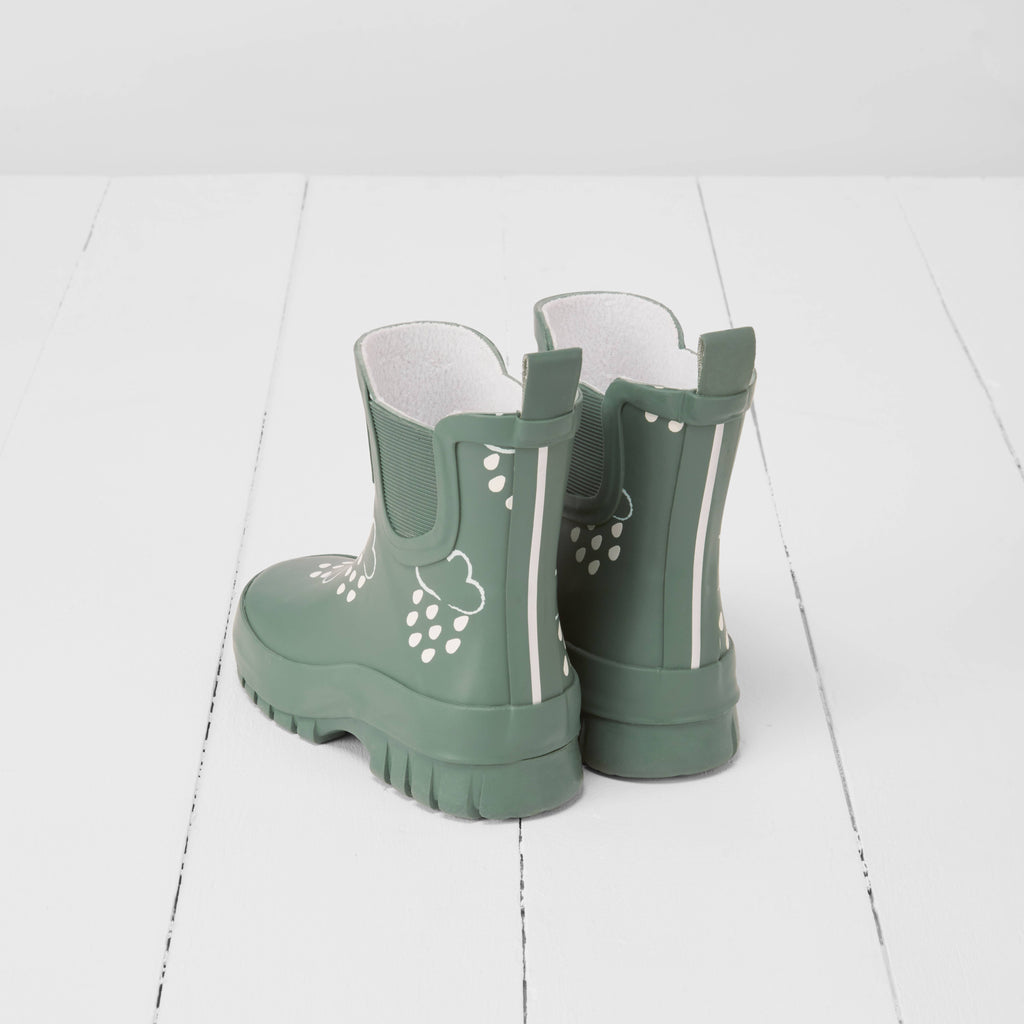 Grass & Air Chunky Shortie Colour-Changing Kids’ Wellies