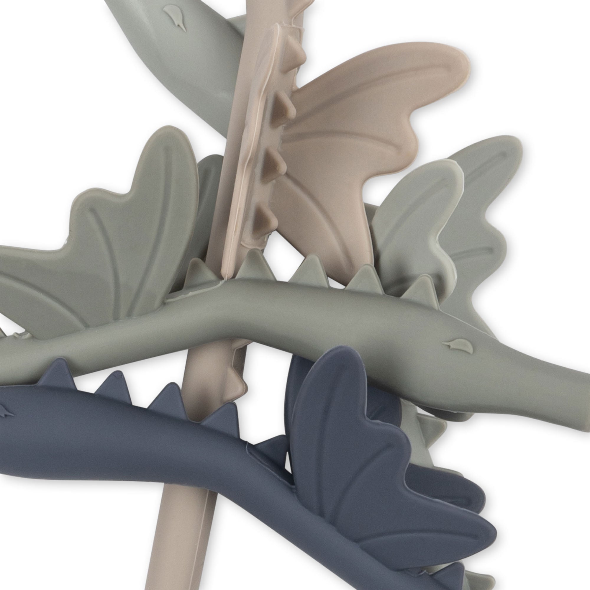 Konges Sløjd 4 Pack Silicone Straws Dragon