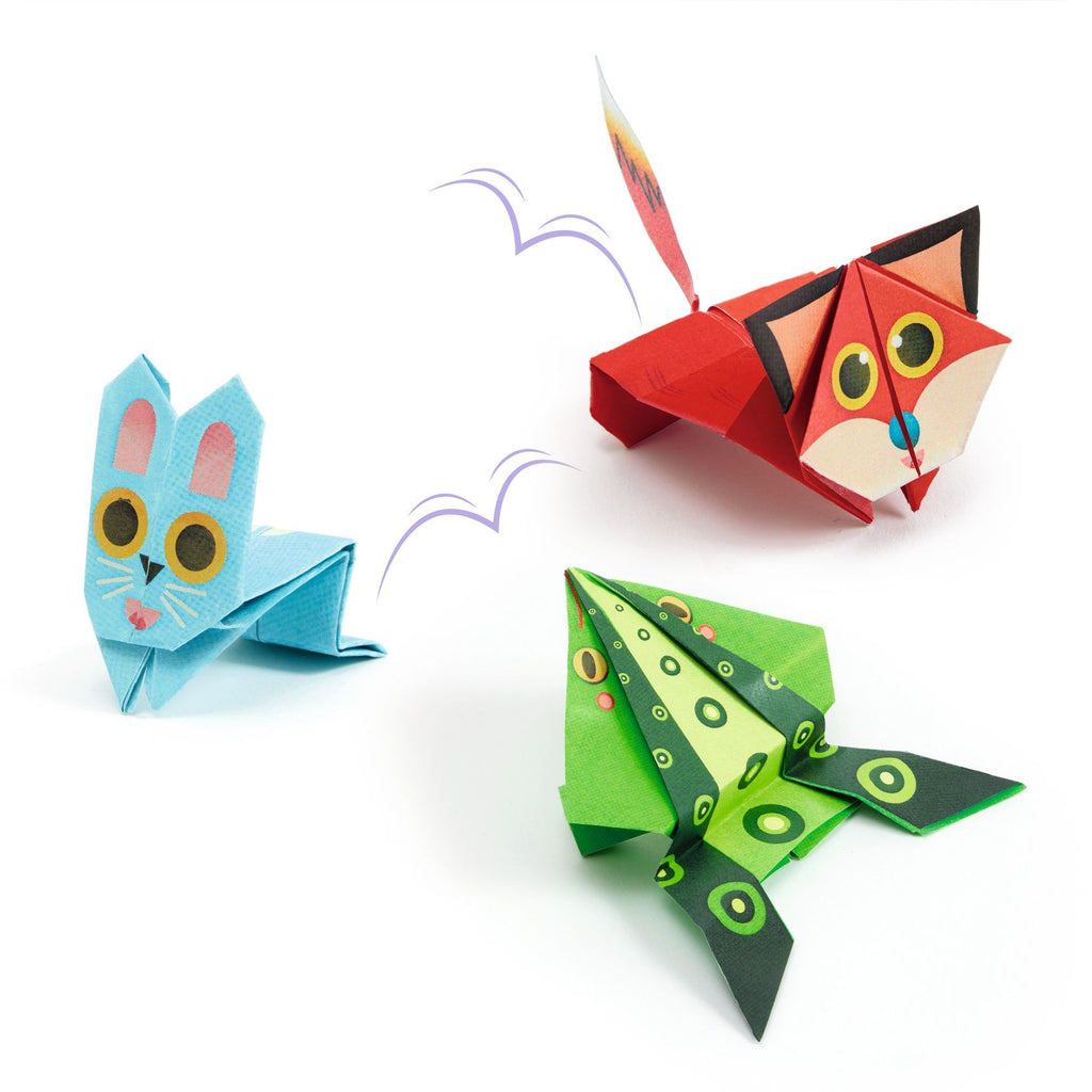 Djeco Jumping Animals Origami Craft Kit