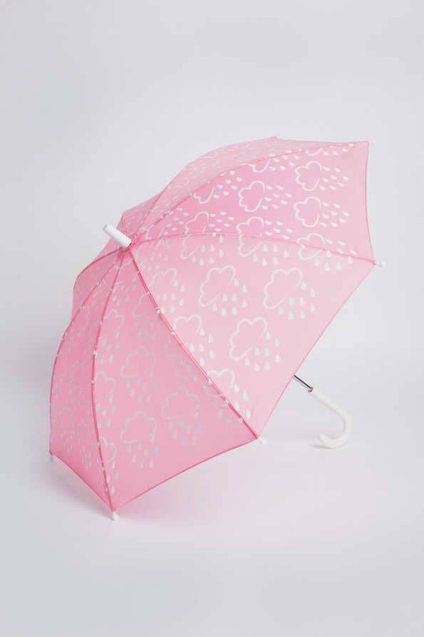 Grass & Air Colour-Revealing Umbrella in Baby Pink