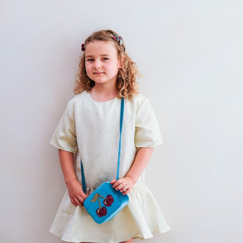 Mimi & Lula Velvet Cherries Bag