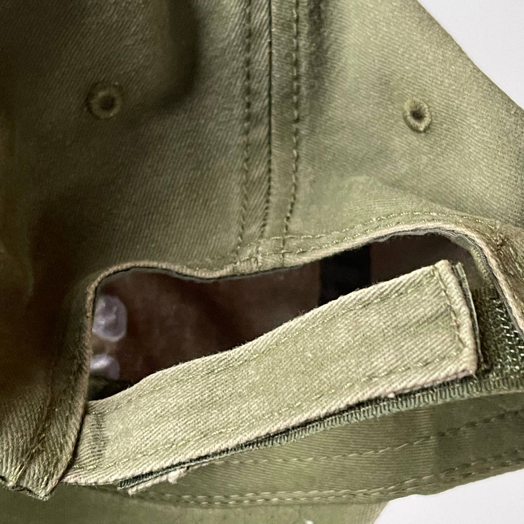 Silver Spider Dad Cap - Green Olives