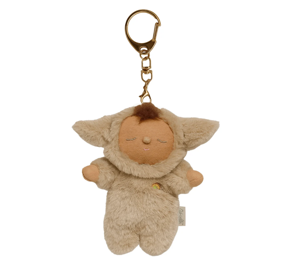 Dinkum Dolls Cozy Bag Charm - Lamby Pip Taupe