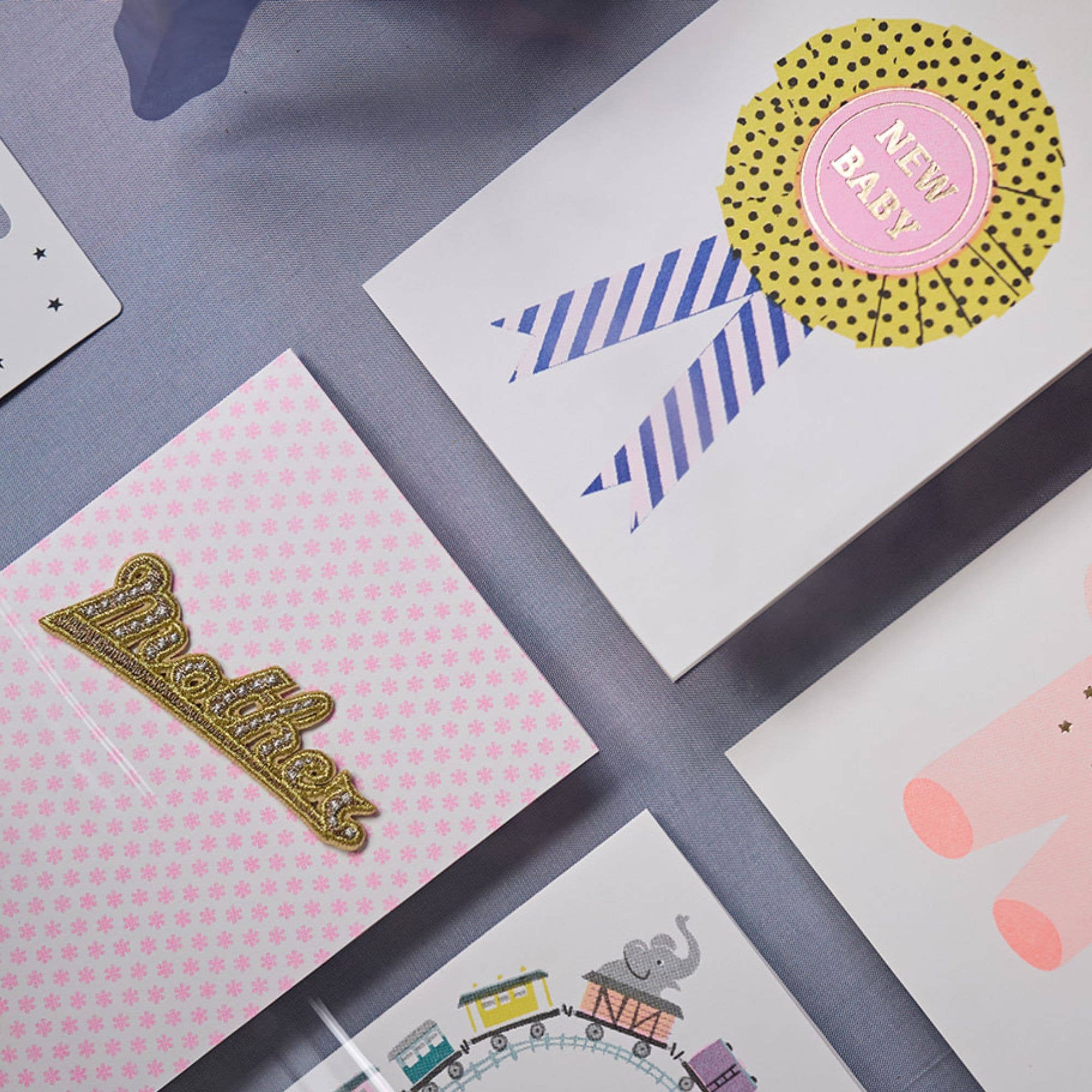 New Baby Cards - Toot Toot Train