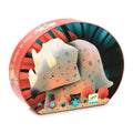 Djeco Silhouette 24 Piece Puzzle - Teo The Dino