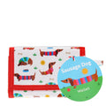Children's wallet - Sunny Sausage Dog