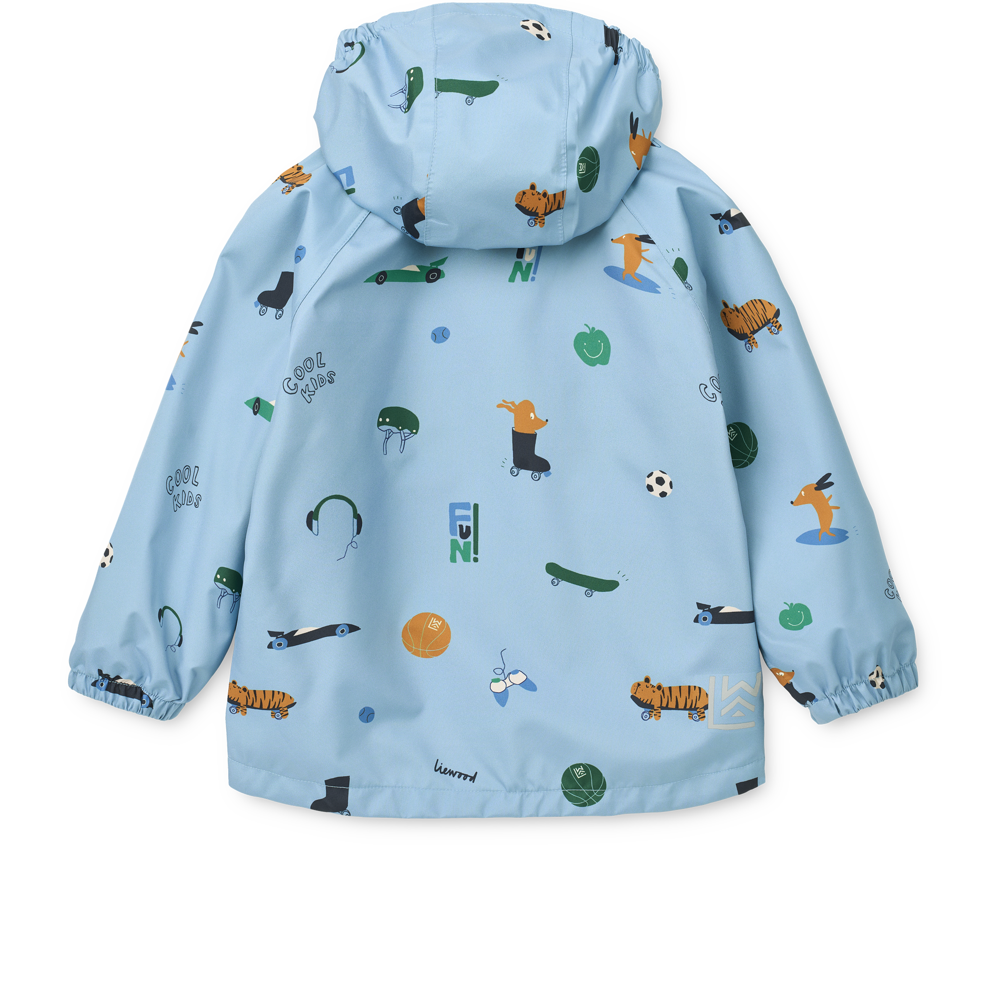 Liewood Pedia Rainwear Set - Fun / Beach blue