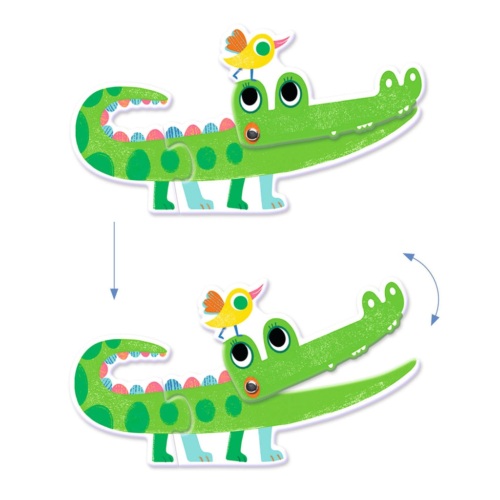 Djeco 6 Duo Puzzles - Articulo Animals