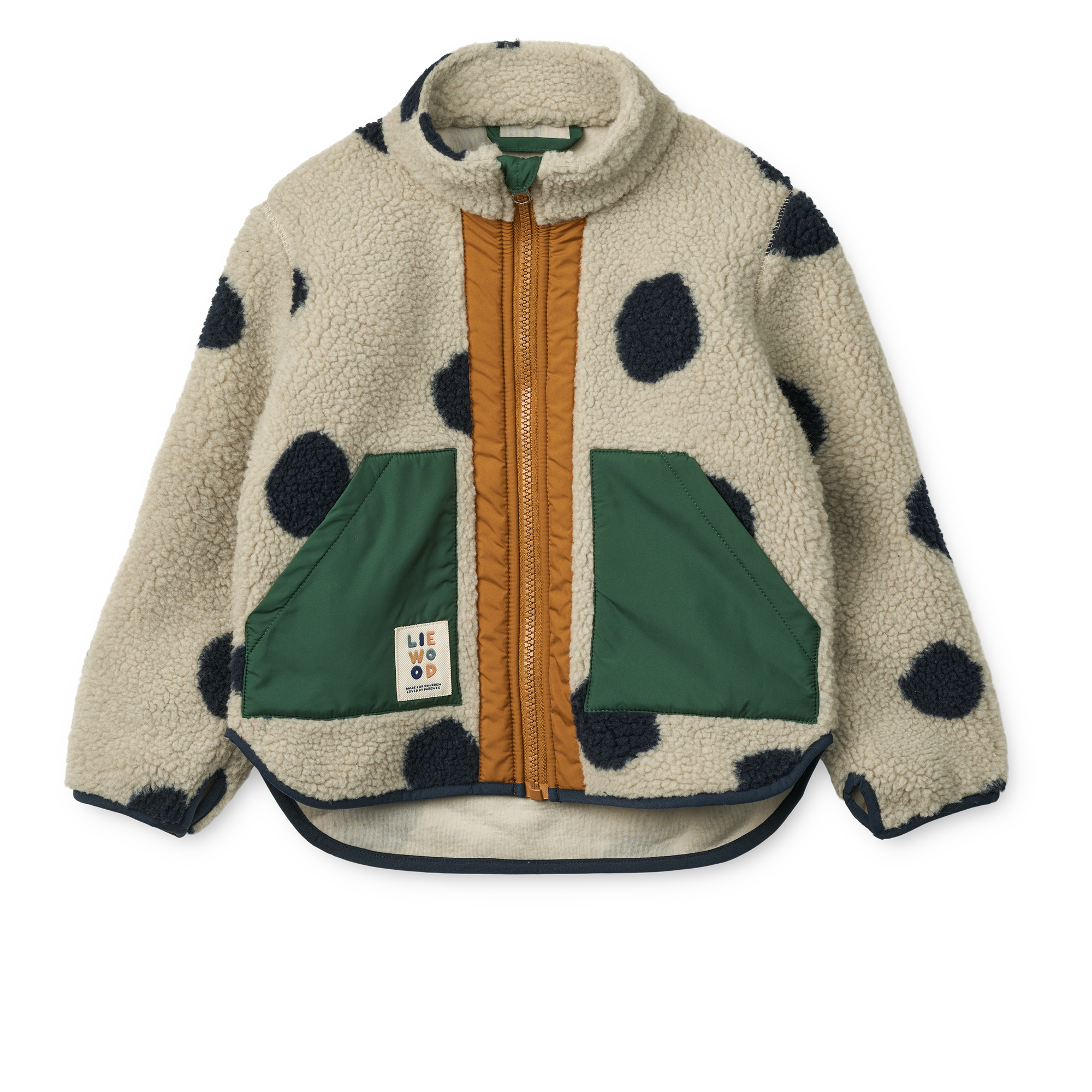 Liewood Noam Pile Jacket - Spot Dots