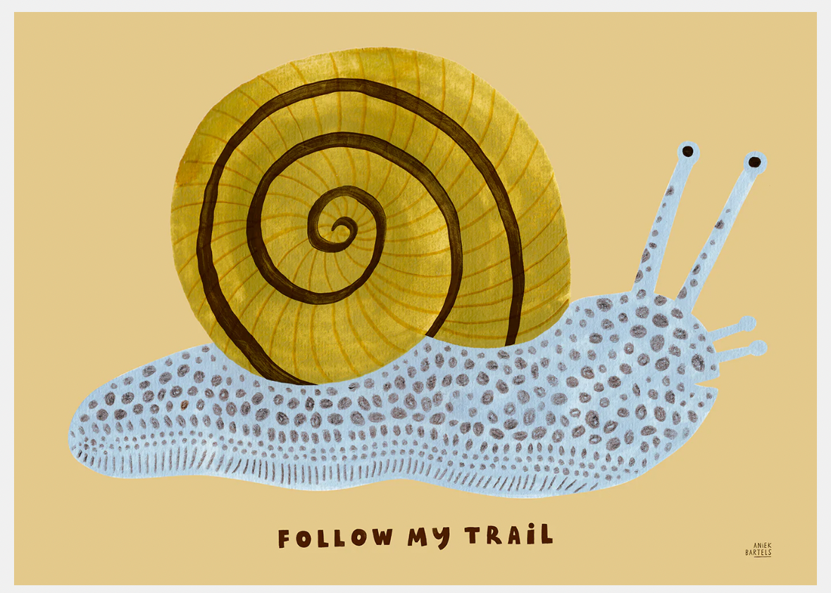 Paper collective - Follow my trail 30x40