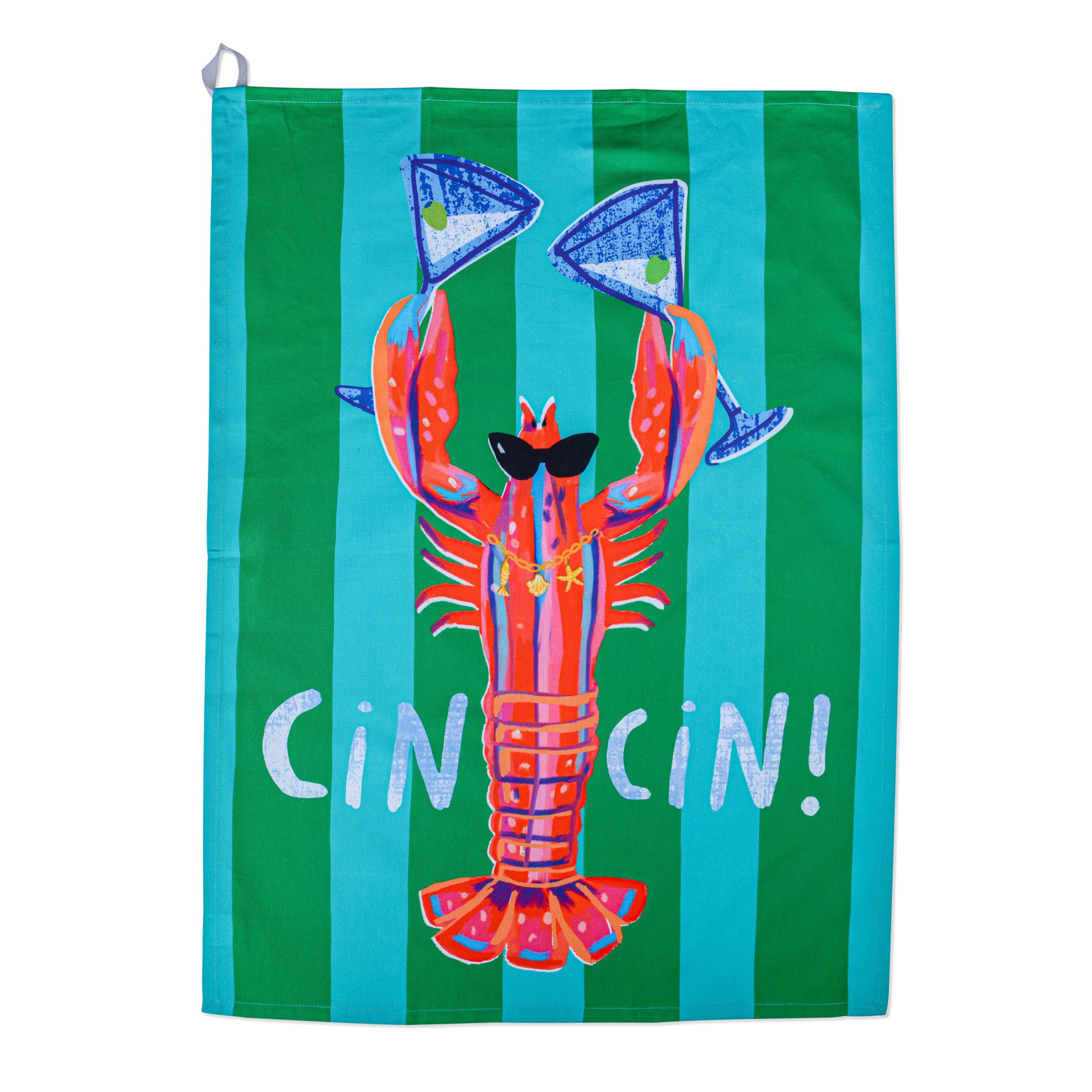 Hijinx Tea Towel - Cin Cin Lobster