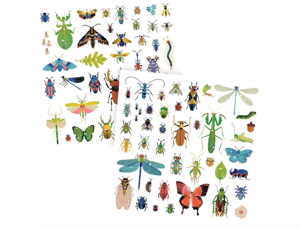Djeco Microcosms Metallic Stickers