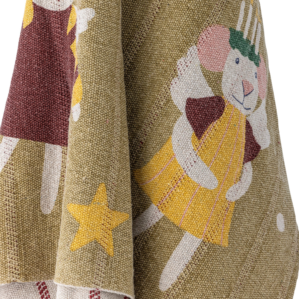 Bloomingville Peo Throw, Multi, Mixed Fibers