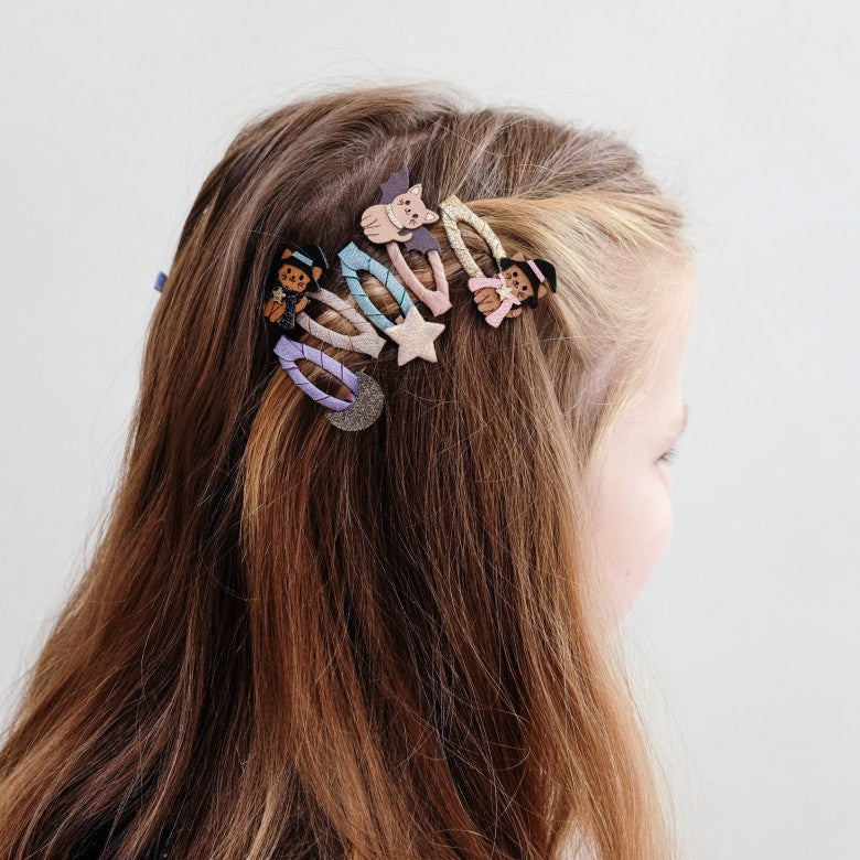 Mimi & Lula Halloween Cat Mini Hair Clips