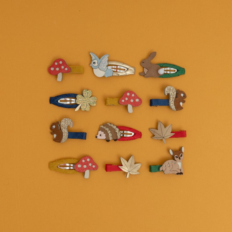 Mimi & Lula Woodland Pals Mini Hair Clips