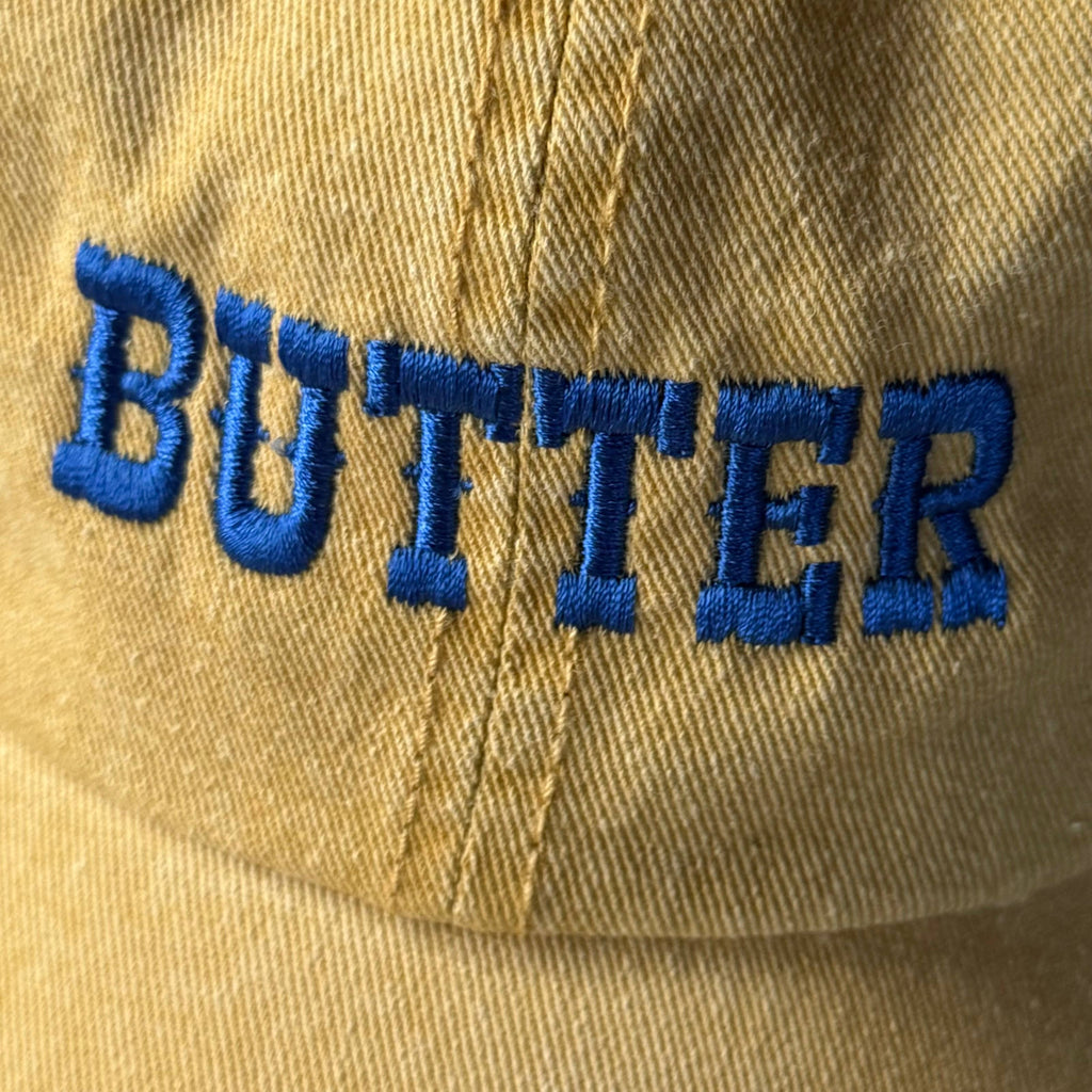 Butter Baseball Cap Dad Hat Restaurant foodie Chef bakery: Pastel butter yellow