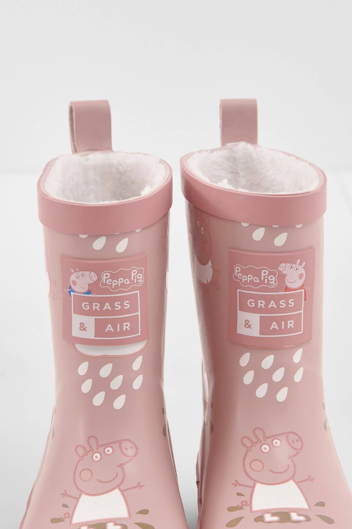 Grass & Air Peppa Pig Pink Colour-Changing Kids Wellies