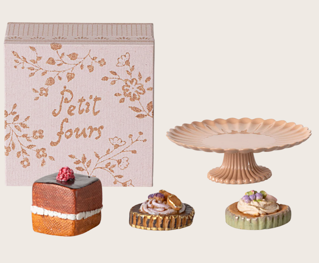 Maileg Cakes and cakestand, Mini