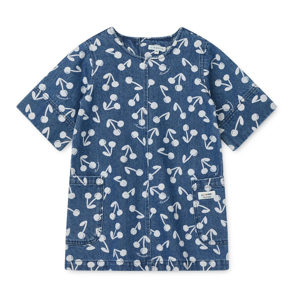 Liewood Angelica Printed Denim Dress
