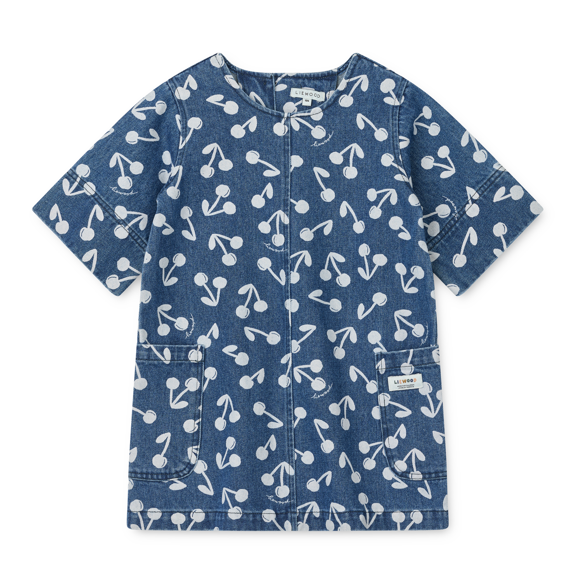 Liewood Angelica Printed Denim Dress
