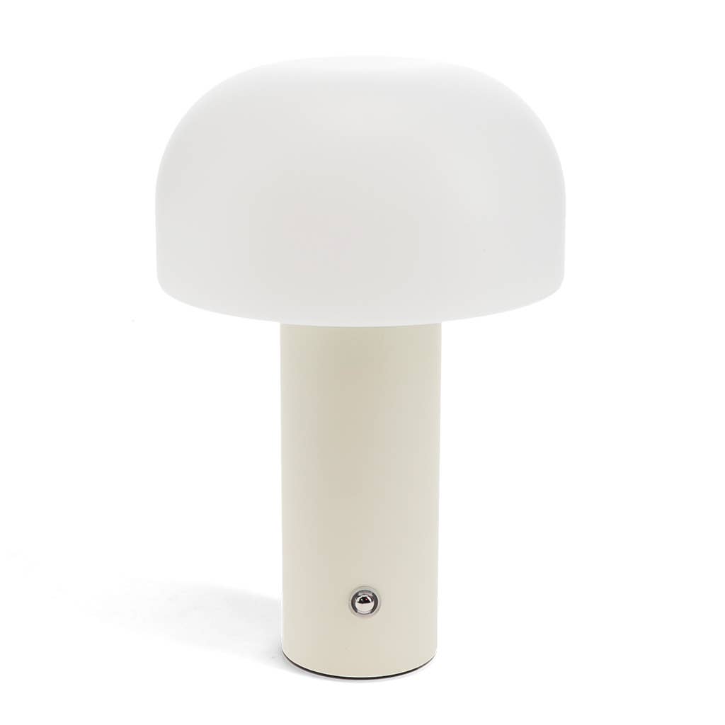 USB Rechargeable Mushroom Touch Lamp - Grey