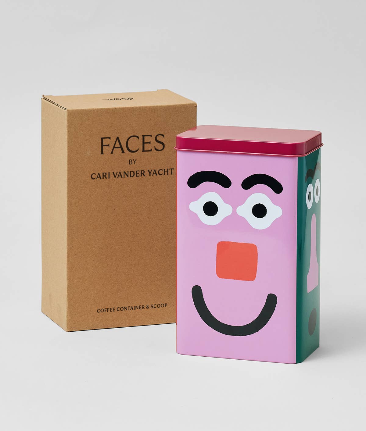 Wrap Faces Coffee Storage Tin