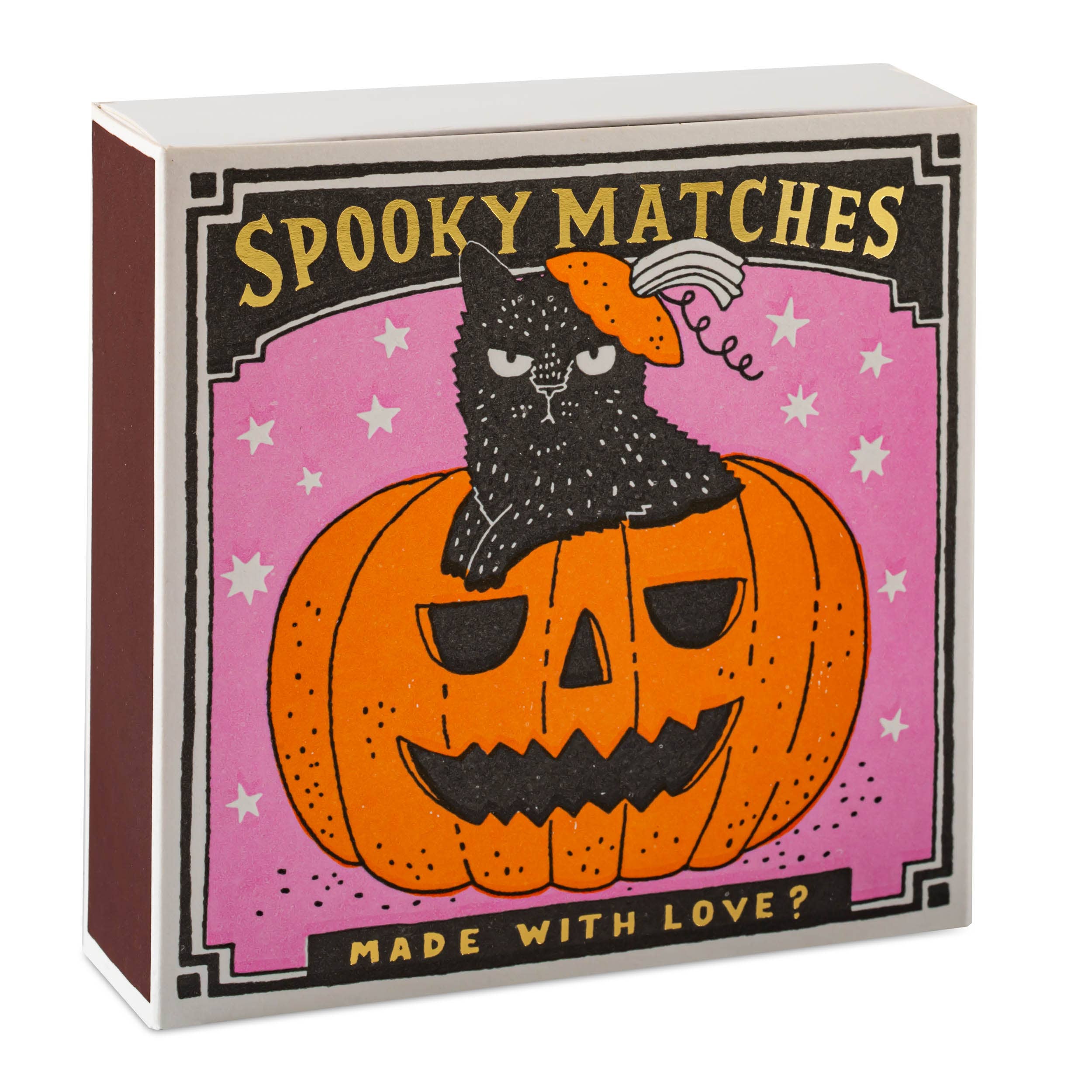 Archivist Spooky Matches Matchbox | Square - Safety Matches 🎃