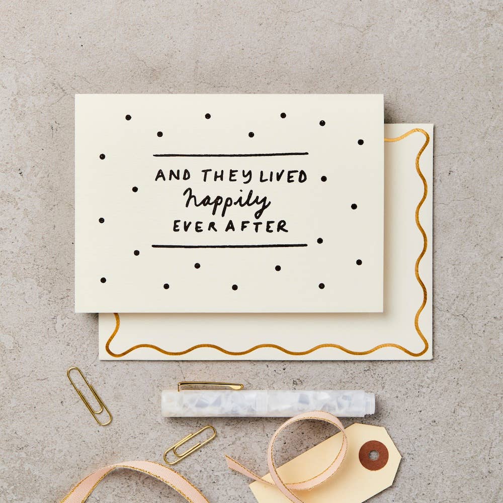 And They Happily Ever After Wedding Card