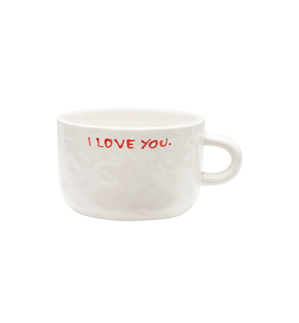 Anna + Nina I Love You Cappuccino Mug