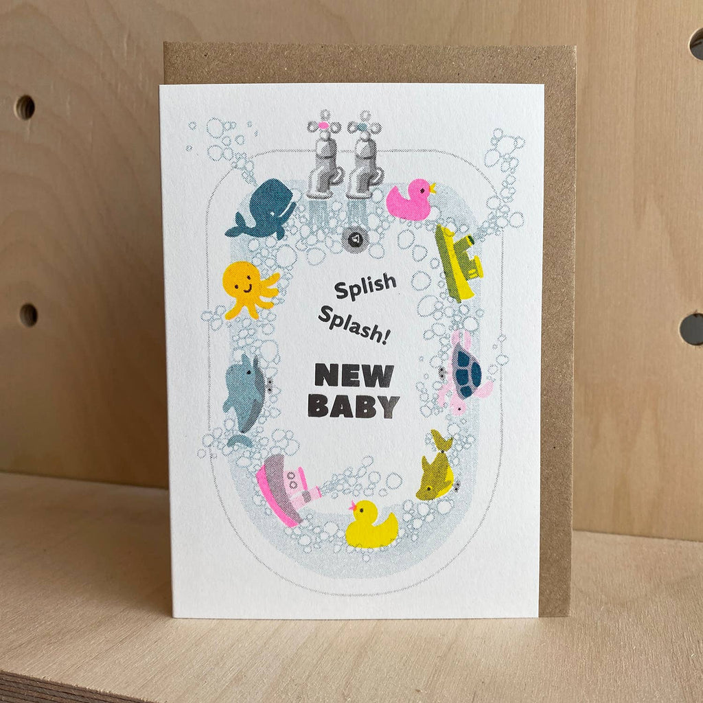 New Baby Cards - Splish Splash