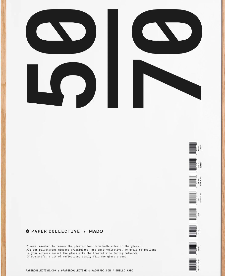 Paper collective - Oak Frame