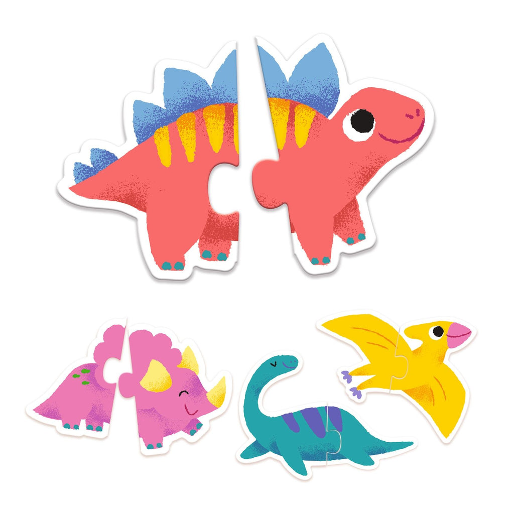 Djeco 10 Duo Puzzles - Dinos